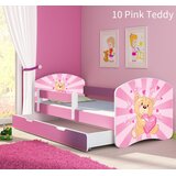  Dječji krevet ACMA s motivom, bočna roza + ladica 160x80 cm 10 Pink Teddy Bear | shoptok.hr