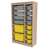 Hanah home višenamenska polica montana xs 2D4N8U sonomo grey yellow | ePonuda.com