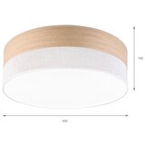  LED plafonsko svetlo SIRJA WOOD LED/36W/230V prečnik 45 cm bela/hrast | Eponuda.com