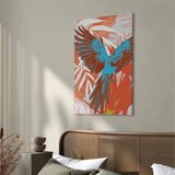  Slika - Exotic Wings - Parrot Among Abstract Leaf Patterns 80x120 Standard | shoptok.hr