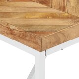  Blagovaonski stol 180 x 90 x 76 cm masivno drvo bagrema i manga | shoptok.hr