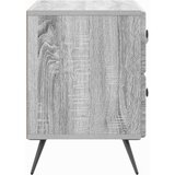  Noćni ormar Siva sonoma 62 x 34 5 x 47 5 cm Konstruirano drvo | shoptok.hr