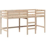 vidaXL Krevet na kat s ljestvama i krovom 90x200 cm od borovine | shoptok.hr