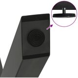  Noge za blagovaonski stol u obliku slova X, 2 kom, antracit, 90 x (72-73) cm, čelik | shoptok.hr