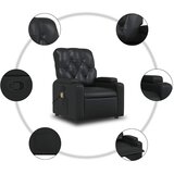  Naslonjač od umjetne kože crni | Eponuda.com
