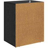 vidaXL Nočna omarica Črni hrast 50 x 36 x 60 cm Konstruiran les | Shoptok.si