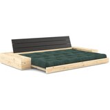 Karup Design Tamno zelena sklopiva sofa od samta 244 cm Base – | shoptok.hr