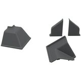 KANTOFLEX Set pribora zakrivljeni elementi (Sive barve, 6 -del.) | Shoptok.si