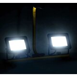 vidaXL LED reflektor z ročajem 2x30 W hladno bel | Shoptok.si