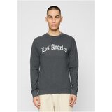 Mister Tee Los Angeles Text Crewneck Charcoal Cijene