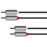  KRUGER&MATZ Audio kabl 2RCA na 2RCA dužina 1.8m KM1209 Cene