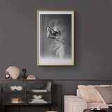  Plakat - Ballerina 60x90 Zlatni okvir s margom | shoptok.hr