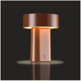 Zone Plastična LED namizna svetilka v konjak rjavi barvi (višina 18 cm) Oblong – | Shoptok.si