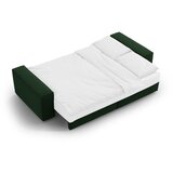 Micadoni Tamno zelena sklopiva sofa od bouclé tkanine 247 cm Jodie – Home | shoptok.hr