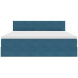  Krevet s od storage s madracem Tamno plava 160 x 200 cm Baršun | shoptok.hr