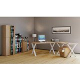 MID.YOU Kotna Pisalna Miza Lona, Hrast | Shoptok.si