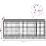  Gabion s 5 mm žicom i mrežom 5x5 cm 250x100x100 cm | shoptok.hr