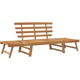  Vrtna klupa 2-u-1 190 cm od masivnog bagremovog drva | shoptok.hr