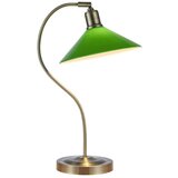 Markslöjd Zelena/mjedena stolna lampa sa staklenim sjenilom (visina 49 cm) Vela – | shoptok.hr