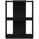 Regal za knjige s 3 razine crni 60x30x80 cm konstruirano drvo | Eponuda.ba