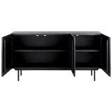 Bessagi Home komoda roma, črna, strukturirana | Shoptok.si