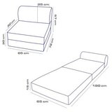 Atelier Del Sofa fotelja Magic Light Grey