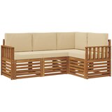  Set vanjskih sofa 4 kom. Prirodna i bež Poliester | shoptok.hr