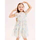 Sinsay Haljina od tila s volanima i cvjetnim motivom | shoptok.hr