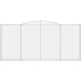  Lučne gabionske košare 3 kom 400x30x180/200cm pocinčano željezo | shoptok.hr