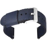 INF Najlonska pašček za uro s črno zaponko - 24/22/20/18mm Silver 18 mm, (22131773) | Shoptok.si