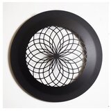 WALLXPERT Zidna dekoracija APT757MS, 46 x 46 cm, Crna | Eponuda.ba