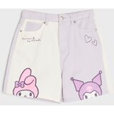 Sinsay Kratke hlače od trapera My Melody and Kuromi | shoptok.hr