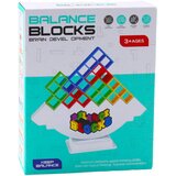  Tetris stolp ravnotežna igra spretnosti 48 blokov 22 barvne kartice | Shoptok.si