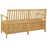  Klupa za pohranu s pohranom 148 x 63 x 84 cm Masivni akacija | shoptok.hr