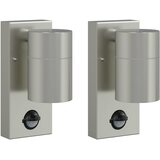  Vanjska zidna lampa 2 pcs Srebrno 6,5 x 10,5 x 16 cm | Eponuda.ba