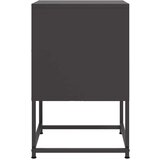 vidaXL Noćni ormarić crni 36 x 39 x 60,5 cm čelični | shoptok.hr
