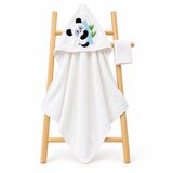 BABYLINE Ručnik pamuk Panda 90x85 cm, plavi | shoptok.hr