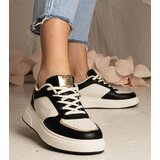 Gemre Black women's sneakers with glitter detail Zorra | shoptok.hr