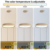  Brilagi - LED prigušiva luster na sajli FALCON MODERN LED/54W/230V 60 cm bež + daljinski upravljač | Eponuda.com