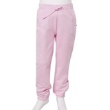  Dječji donji dio trenirke svjetloružičasta 128 | shoptok.hr