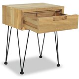  Noćni Ormarić 40x30x50 cm Masivna Tikovina | shoptok.hr