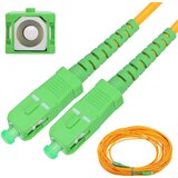 Extralink Patchcord SC/APC-SC/APC SM G.652D Simplex 3.0mm 10.0m