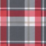  Jastuci za ležaljke 2 kom crveni karirani od tkanine Oxford | shoptok.hr