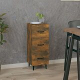 The Living Store Komoda dimljeni hrast 34,5x34x90 cm inženirski les - Komoda, (21663468) Cene