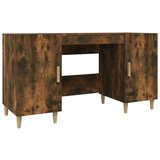  Radni stol boja dimljenog hrasta 140x50x75 cm konstruirano drvo | shoptok.hr