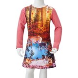  Dječja haljina s dugim rukavima starinska ružičasta boja 140 | shoptok.hr