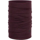 Buff Merino Lightweight Solid Tube Scarf Bordo