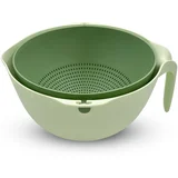 Kuhinjska cediljka i posuda Aiwei 24cm - jedan komad zelena