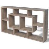 Maison Chic Lebdeča stenska polica - Viseča polica 8 predelkov barva hrasta, (21794155) | Shoptok.si