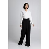 Legendww ženske crne široke elegantne pantalone visokog struka 256-2491-9919-0600 Cene